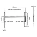 Кронштейн для телевизора ULTRAMOUNTS UM 814F (37"-70", VESA 600х400)