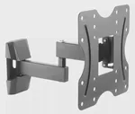 Кронштейн для телевизора Ultramounts UM899 черный 23"-43" макс.20кг настенный поворотно-выдвижной и наклонный