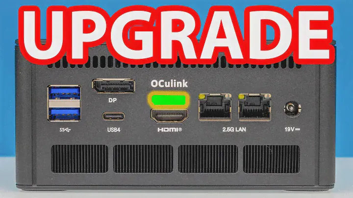 Make a SUPER Mini PC Better with an OCulink eGPU