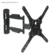 Кронштейн Ultramounts UM871, для ТВ, наклонно-поворотный, 23-55", 49-503 мм от стены, черный