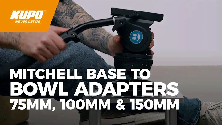 Kupo Mitchell Base to Bowl Adapters | 75mm, 100mm & 150mm